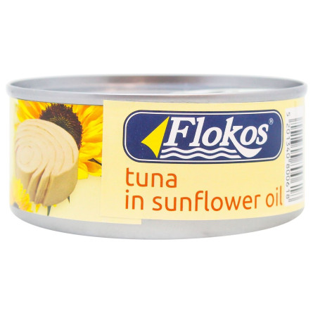 Тунець Flokos в соняшниковій олії 160г slide 1