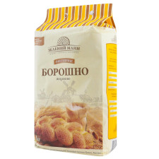 Борошно Зелений Млин Пшеничне жорнове 2кг mini slide 1