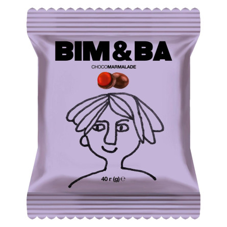 Драже Bim&amp;amp;amp;amp;Ba ChocoMarmalade мармелад в глазури 40г slide 1