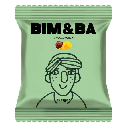 Драже Bim&amp;amp;amp;amp;Ba ChocoCrunch зерновые шарики в глазури и разноцветной оболочке 40г slide 1