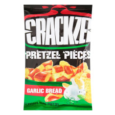 Кренделі Crackzel зі смаком часнику 65г mini slide 1