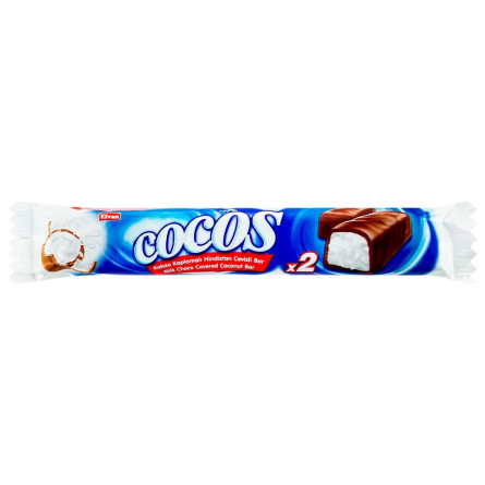 Батончик Elvan Cocos шоколадний зі смаком кокосу 48г