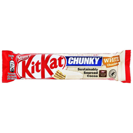 Батончик KitKat Chunky в белом шоколаде 42г