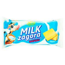 Вафли Загора молочные 80г mini slide 1