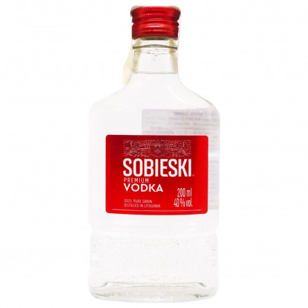 Горілка Sobieski Premium 40% 200мл slide 1