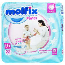 Трусики Molfix 5 Junior 12-17кг 22шт mini slide 1