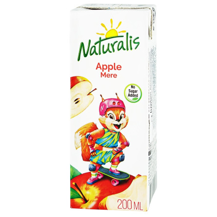 Сок Naturalis Яблочный 0,2л slide 1