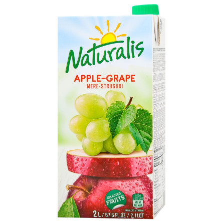 Нектар Naturalis яблучно-виноградний 2л