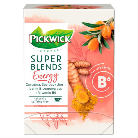 Чай травяной Pickwick Super Blends Energy 15х1,5г