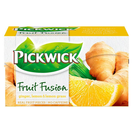 Чай фруктовий Pickwick Імбир-лемонграс 20х1,5г