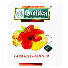 Чай травяной Qualitea каркаде и имбирь 2г mini slide 1