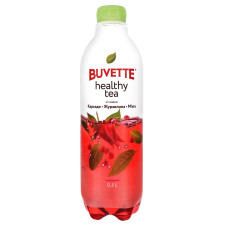 Напій Buvette Healthy tea зі смаком каркаде журавлини та м'яти 0,5л mini slide 1