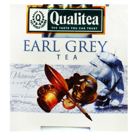 Чай чорний Qualitea Earl Grey з бергамотом 2г