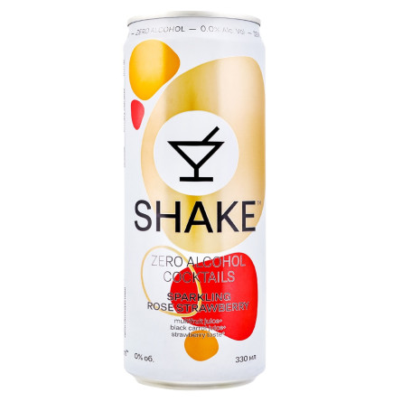Напиток Shake Sparkling Strawberry безалкогольный 0,33л