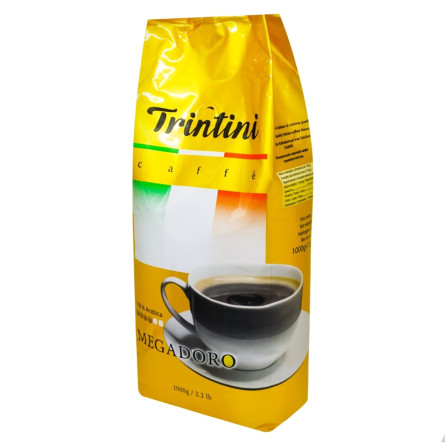 Кофе Trintini Megadoro в зернах 1кг