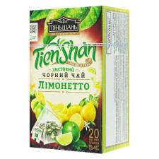 Чай черный Тянь Шань Лимоннето 20шт 40г mini slide 1