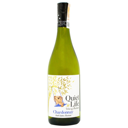 Вино Quiet Life Chardonnay белое сухое 12% 0,75л slide 1