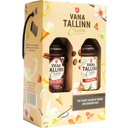 Набір Лікер Vana Tallinn Original + Chocolate 16% 0,5л+0,5л slide 1