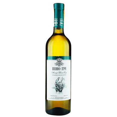 Вино Белозерские вина Пино Гри белое сухое 9,5-14% 0,75л slide 1