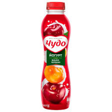 Йогурт Чудо Вишня-Черешня 2,5% 540г mini slide 1