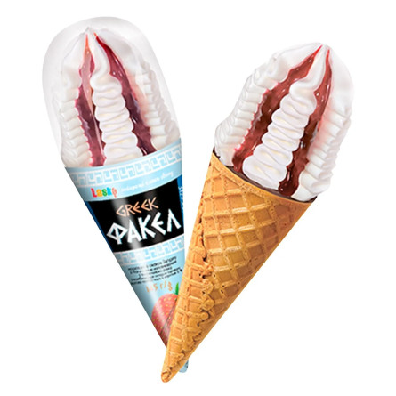 Морозиво Laska Greek факел зі смаком йогурту 145г slide 1