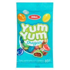 Драже Klim Yum Yum фруктово-ягодное 80г mini slide 1