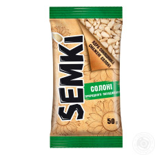Ядра подсолнечника Semki жареные соленые 50г mini slide 1
