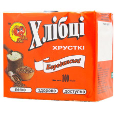 Хлебцы Комгалком Для вас Бородинские без дрожжей и сахара 100г mini slide 1