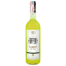 Вино Baron du Val біле напівсолодке 10% 0,75л mini slide 1