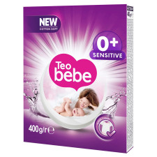 Пральний порошок Teo Bebe Violet для дитячих речей 400г mini slide 1