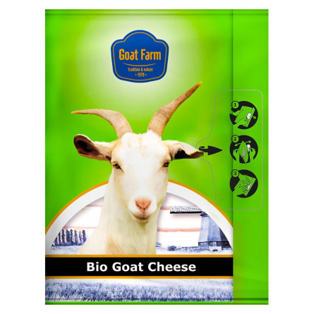 Сир Goat Farm Bio козячий нарізка 90г slide 1