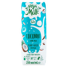 Напиток Vega Milk рисово-какосовый без лактозы без сахара без глютена 250г mini slide 1
