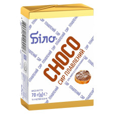 *Сир плавлений CHOCO 30% Біло 70г mini slide 1