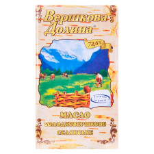 Продукт рослинно-вершковий Вершкова Долина 72,5% 200г mini slide 1
