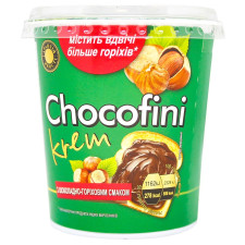 Паста Chocofini з шоколадно-горіховим смаком 400г mini slide 1