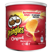 Чипсы Pringles Original 40г mini slide 1