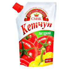 Кетчуп Королівський Смак Лагідний 140г mini slide 1