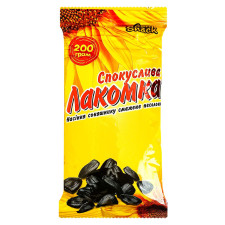 Насіння соняшнику Sun Snack Спокуслива Лакомка смажене не солоне 200г mini slide 1