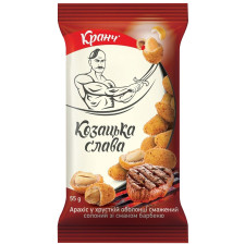 Арахис Козацька слава со вкусом барбекю в оболочке жаренный соленый 55г mini slide 1