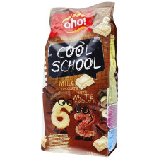 Сніданок сухий Oho Cool School з білим та молочним шоколадом 175г mini slide 1
