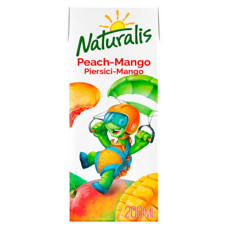 Напій соковий Naturalis персик-манго 200мл slide 1
