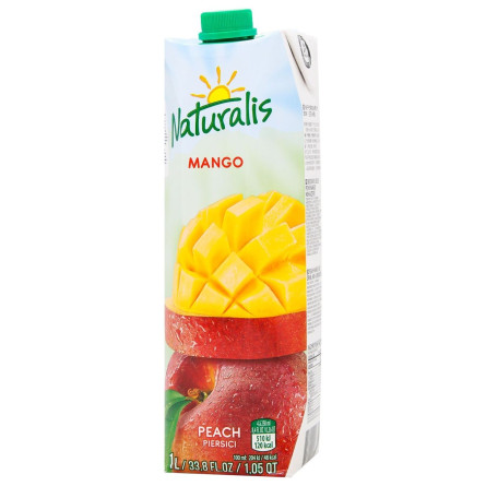 Напиток Naturalis персик-манго 1л slide 1