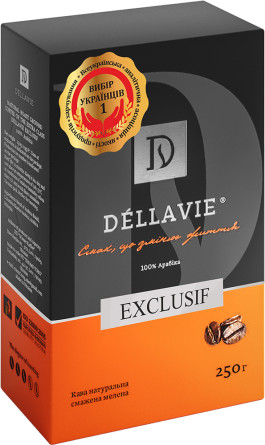 Кофе Dellavie Exclusif молотый 250г