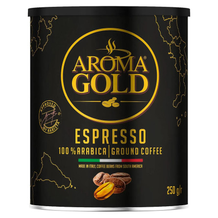 Кофе Aroma Gold Espresso молотый 250г slide 1
