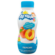 Йогурт Агуша питний дитячий персик 2,7% 200г mini slide 1