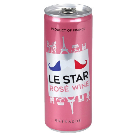 Вино Le Star Rose Wine Grenache рожеве сухе 12,5% 0,25л slide 1