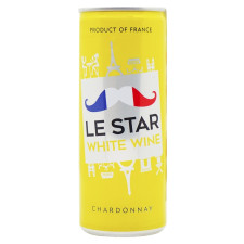Вино Le Star White Wine Chardonnay біле сухе 13% 0,25л mini slide 1