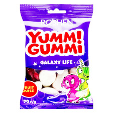 Цукерки Roshen Yummi Gummi Galaxy Life 70г mini slide 1