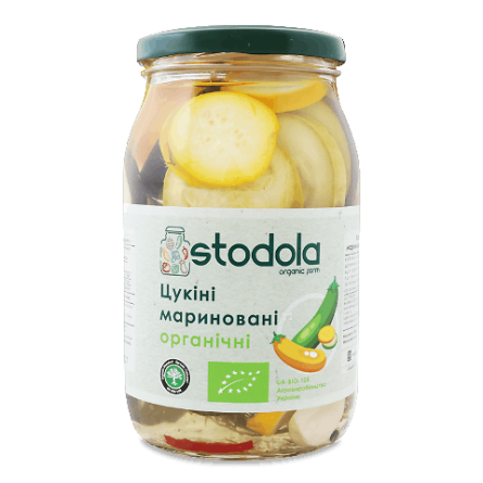 Кабачки ЛТ Stodola Цукіні органічні мариновані