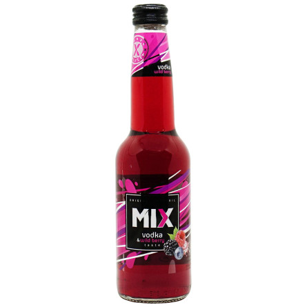 Напій слабоалкогольний Mix Горілка та лісові ягоди газований 4% 0,33л slide 1